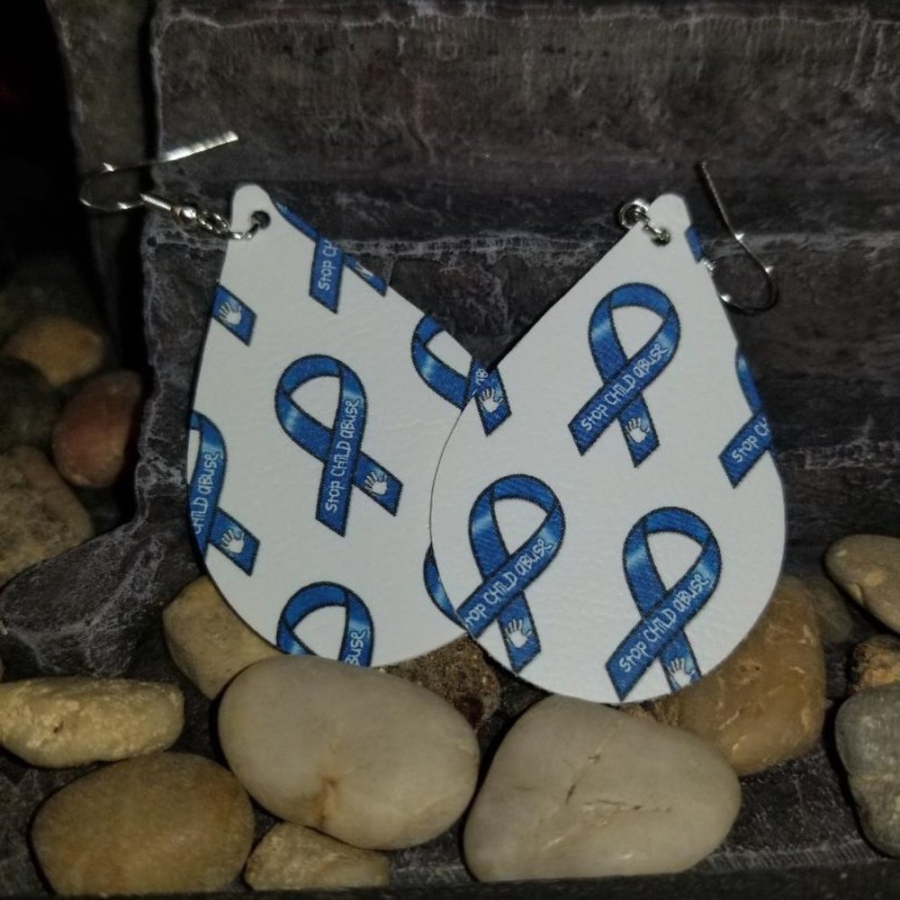 Child Abuse Earrings, Awareness #SAVEOURCHILDREN